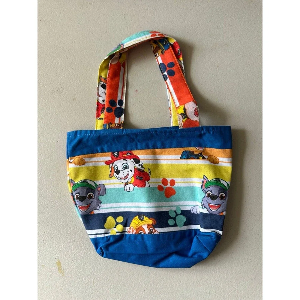 Handmade NWOT Paw Patrol Marshall Rocky Mini Open Tote Bag